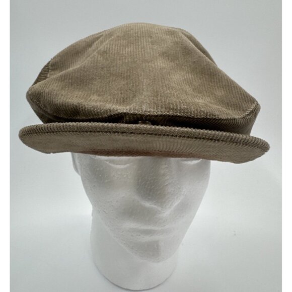 Unbranded Other - Vintage Kilbeggan Corduroy Hat Newsboy Cabbie Cap Snap Cotton One Size Whiskey